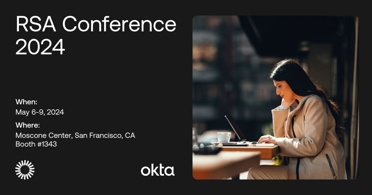 Spring in San Francisco brings more than just sunshine. ☀️🔐 RSA is returning to the Moscone Center and we’ll be there too! Join us at booth #1343 to learn why the world’s most trusted brands trust Okta ➡️ bit.ly/4aMasTC