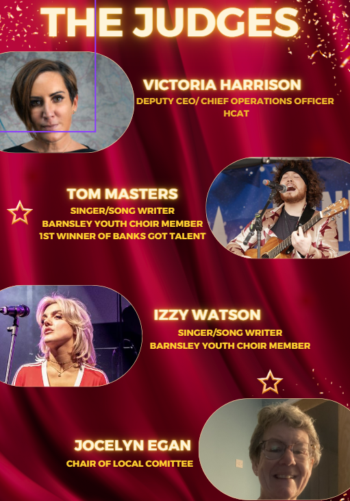 We are very excited for our upcoming MGT night! See below for our judging panel. @JocelynEgan @tommastersmusic @VPlumwood