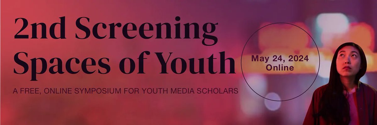 🚨 Registration for the 2nd edition of Screening Spaces of Youth is now open 🚨 Tell all your friends, colleagues and students interested in youth media.