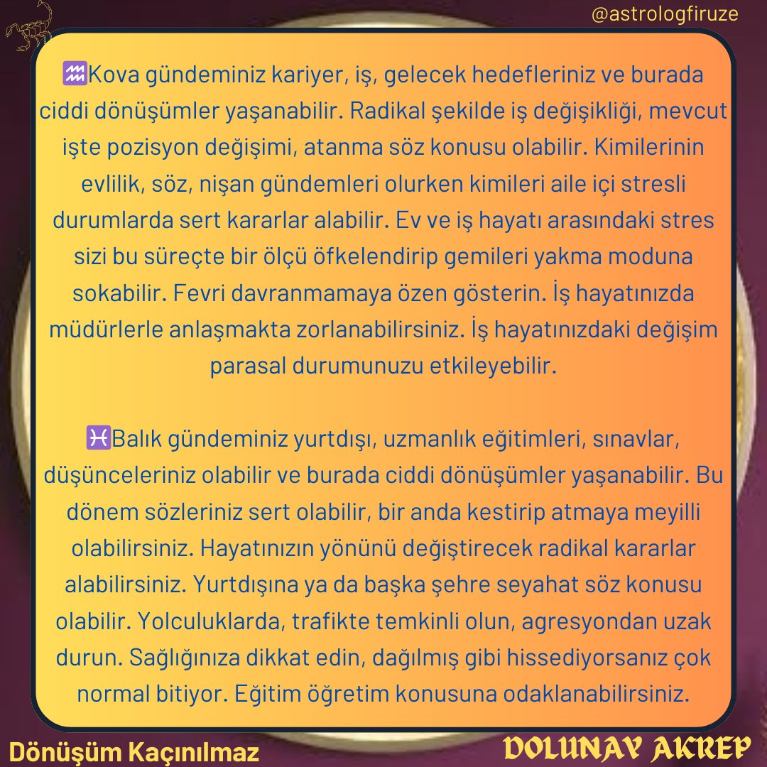 Akrep Dolunay 🌕 Burçlar #yayburcu #oğlakburcu #kovaburcu #balıkburcu #astroloji #astrolog