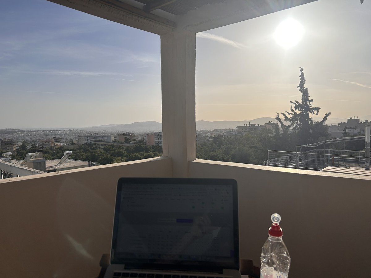 Not a bad place to prep for Game 2 of the @EuroLeague playoffs tomorrow… #Athens #paobcaktor #paobc #Maccabi #EuroLeague