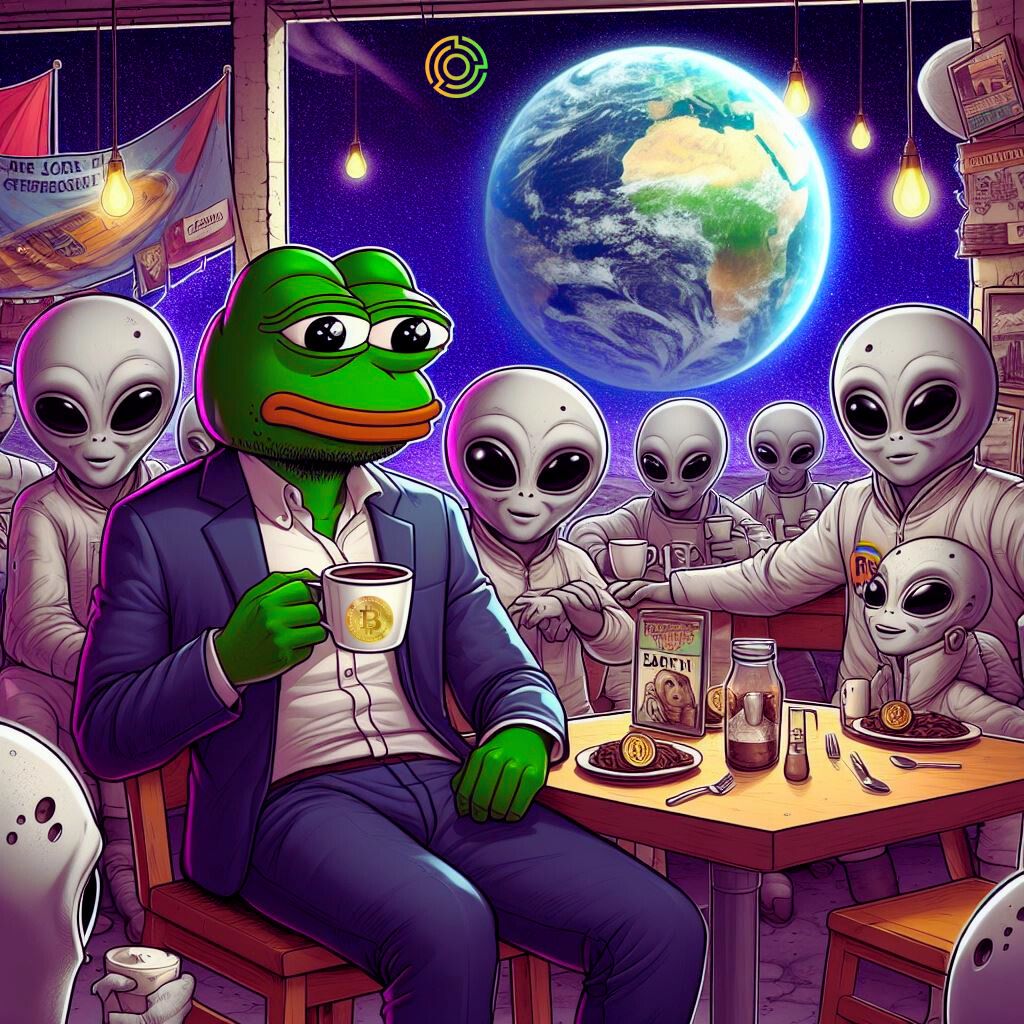 soyjaviergil's tweet photo. GM Sipping my latte with my moon buddies. βοΈ #alienfriends #CoffeeLover
#pepecoin #gm #aliens #moon #tothemoon #starkmoon #memecoin #nft #nfts #meme #memes #memesdaily #memenft #nftmeme #artwork #digitalart #NFTartwork https://t.co/fUIF9ODnLS
