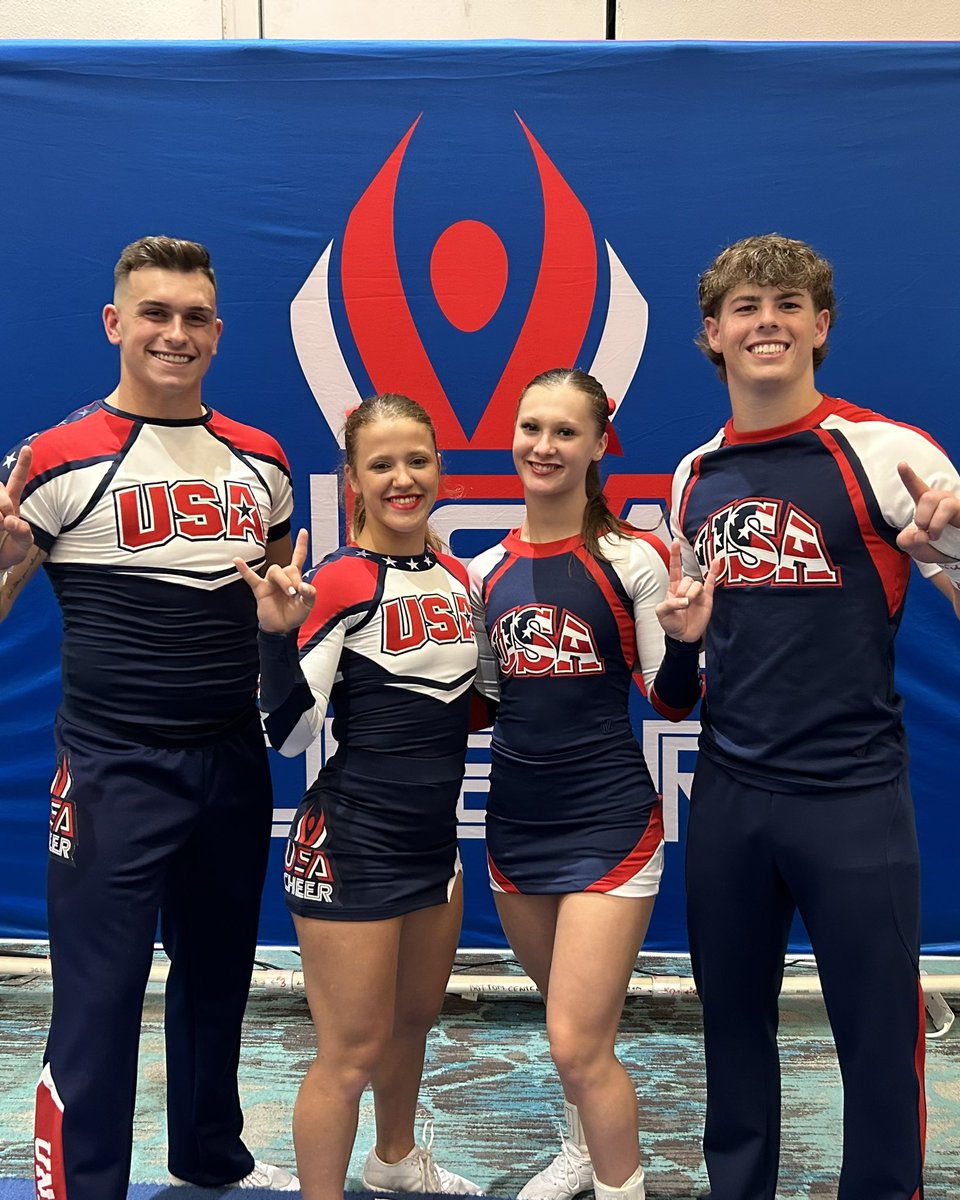 Good luck to our 4 Bulls representing Team USA at #ICUWorlds2024! 🇺🇸 #HornsUp 🤘