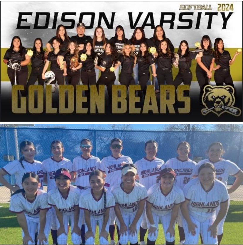 Congratulations to our coaches and student-athletes from Edison and Highlands for making the State playoffs in softball! 🥎 Way to represent SAISD!! Good luck in the playoffs! Both teams play of Thursday, April 25th at 7pm. Let’s Go!!