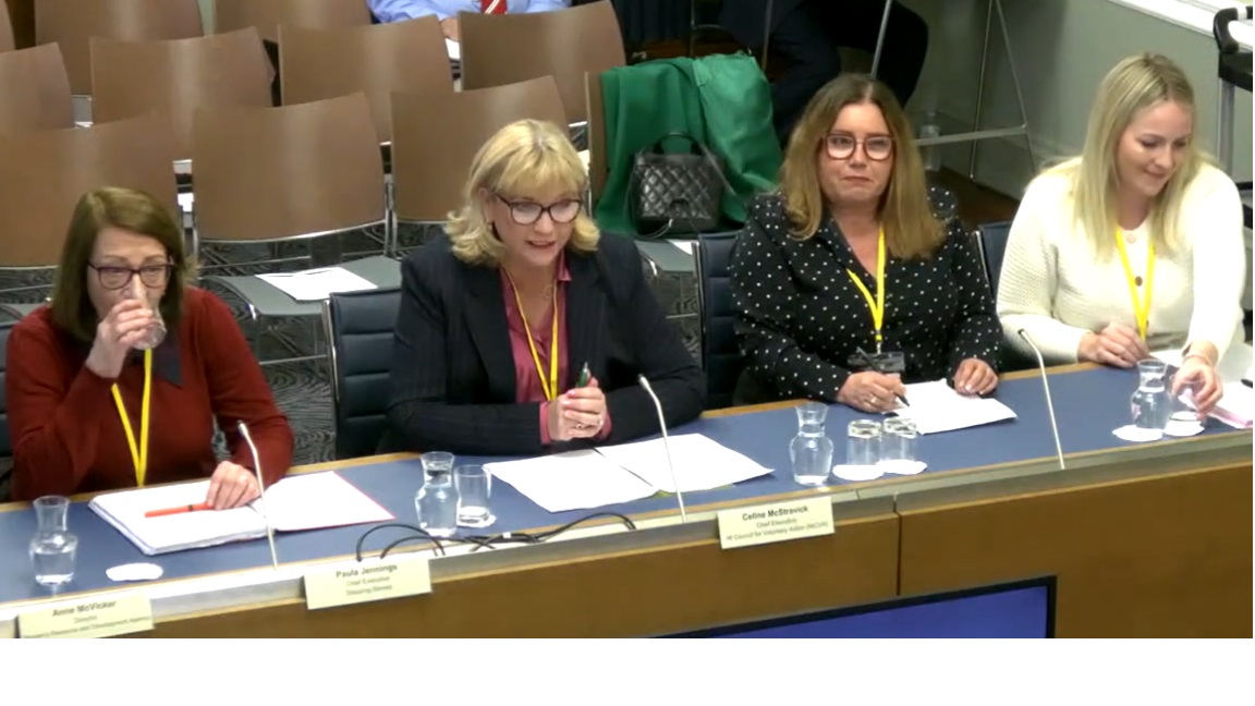 Today we gave evidence to <a href="/NIAEconomy/">NI Assembly Committee for the Economy</a> highlighting the need for long term investment for VCS orgs working to reduce economic inactivity ➡️ bit.ly/3w8kBLG

Many thanks to our colleagues from <a href="/WRDA_team/">WRDA</a>, <a href="/steppingni/">Stepping Stones NI</a> &amp; @PrincesTrustNI for demonstrating the #ValueOfOurSector
