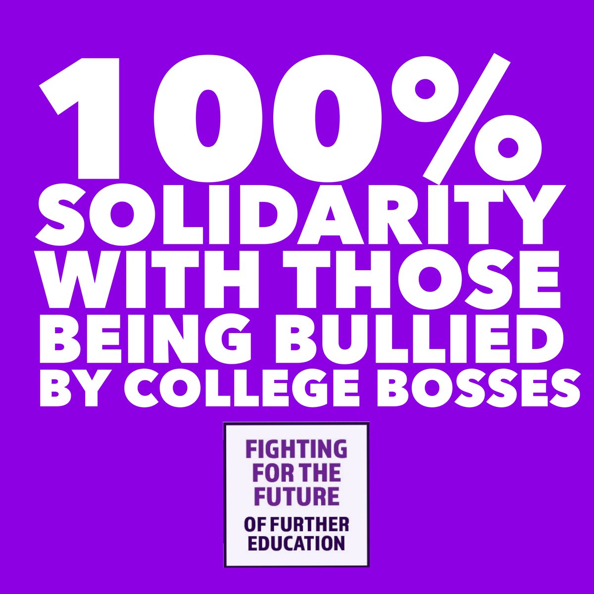 NCL_EIS_FELA's tweet photo. #collegesthrive  when #staffandstudentsthrive 

Crisis in FE: 
No pay rise since 2021
ASOS campaign
Results boycott 
National strikes https://t.co/vGC2Wb8LAR