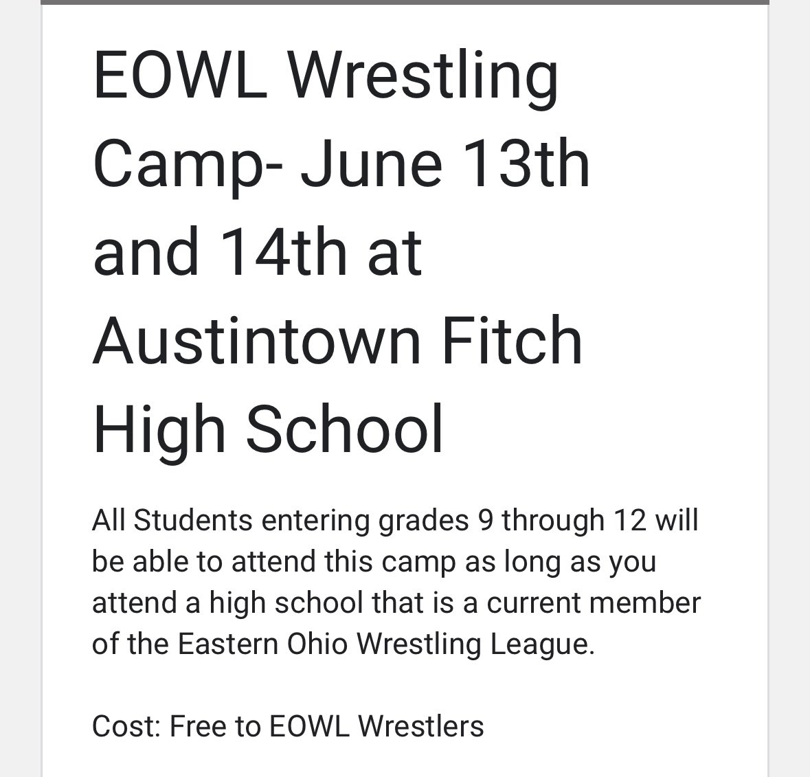 Reach out to me for more info if you are interested in attending