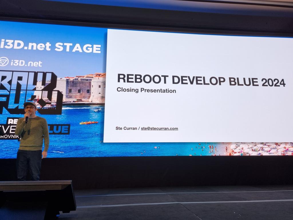 SpeedyBrain's tweet photo. Closing ceremony at #RebootDevelop 👀 https://t.co/fFDq56HPtn