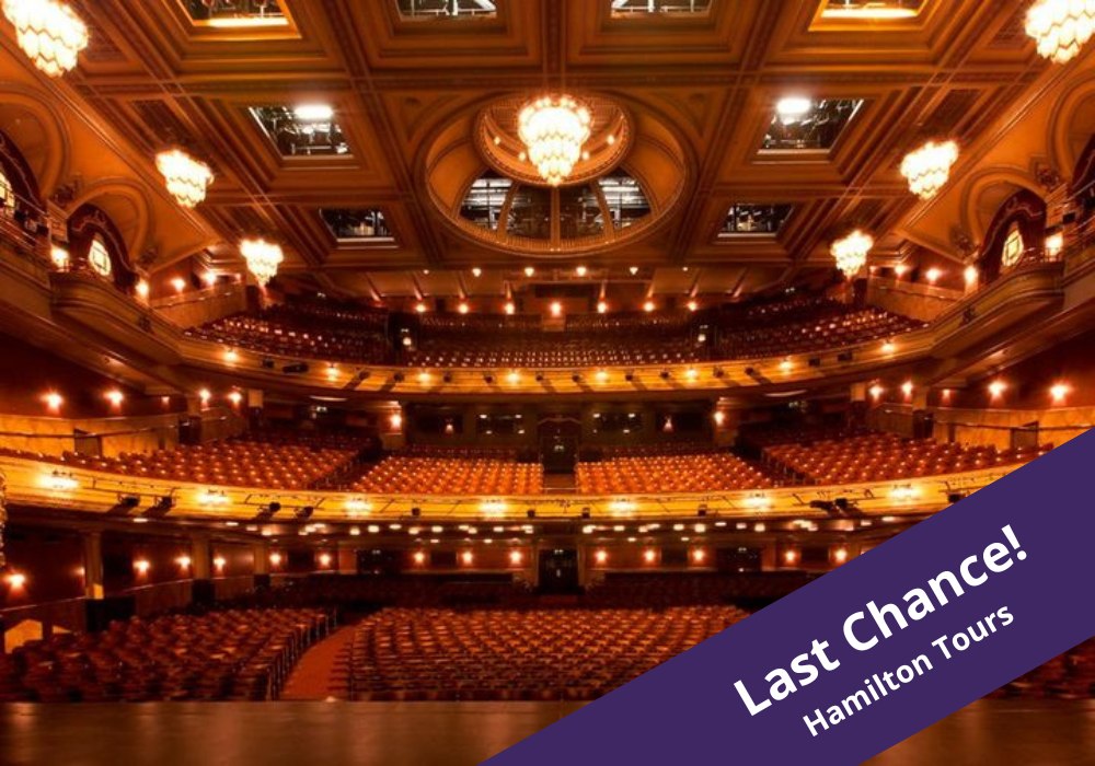 🤩 Last chance to be in the Room Where It Happens with our backstage tours! We'll be hosting 2 more tours of the #FestivalTheatre this Thu 25 and Fri 26 April at 10am. Catch a glimpse of the Hamilton set & more in this exclusive tour. ⭐ 🎟️ bit.ly/3xmPF7R