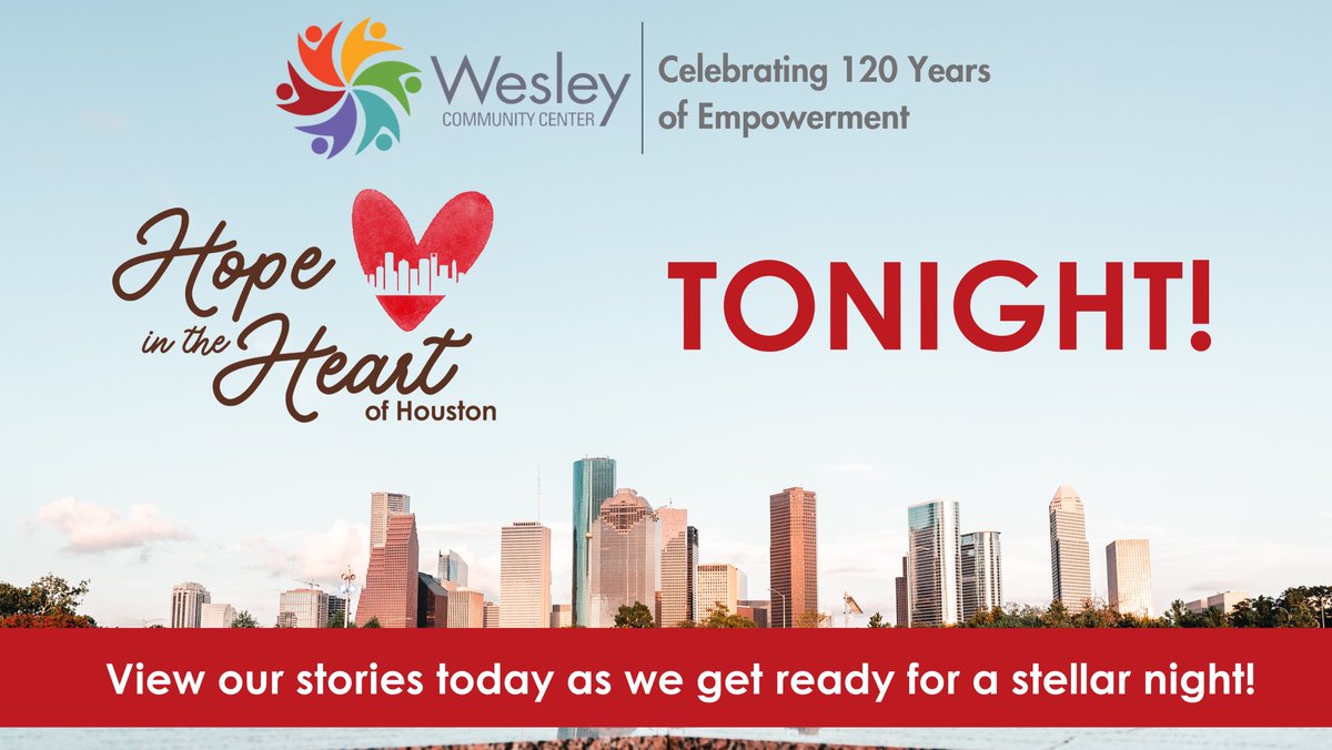 Tonight is the night! Wesley's Hope in the Heart is breaking records! We invite you to check out our stories today to see us get ready for our amazing event! If you're not able to attend, you still have the chance to donate & bid on our Auction Items! wesleyhouse.home.qtego.us