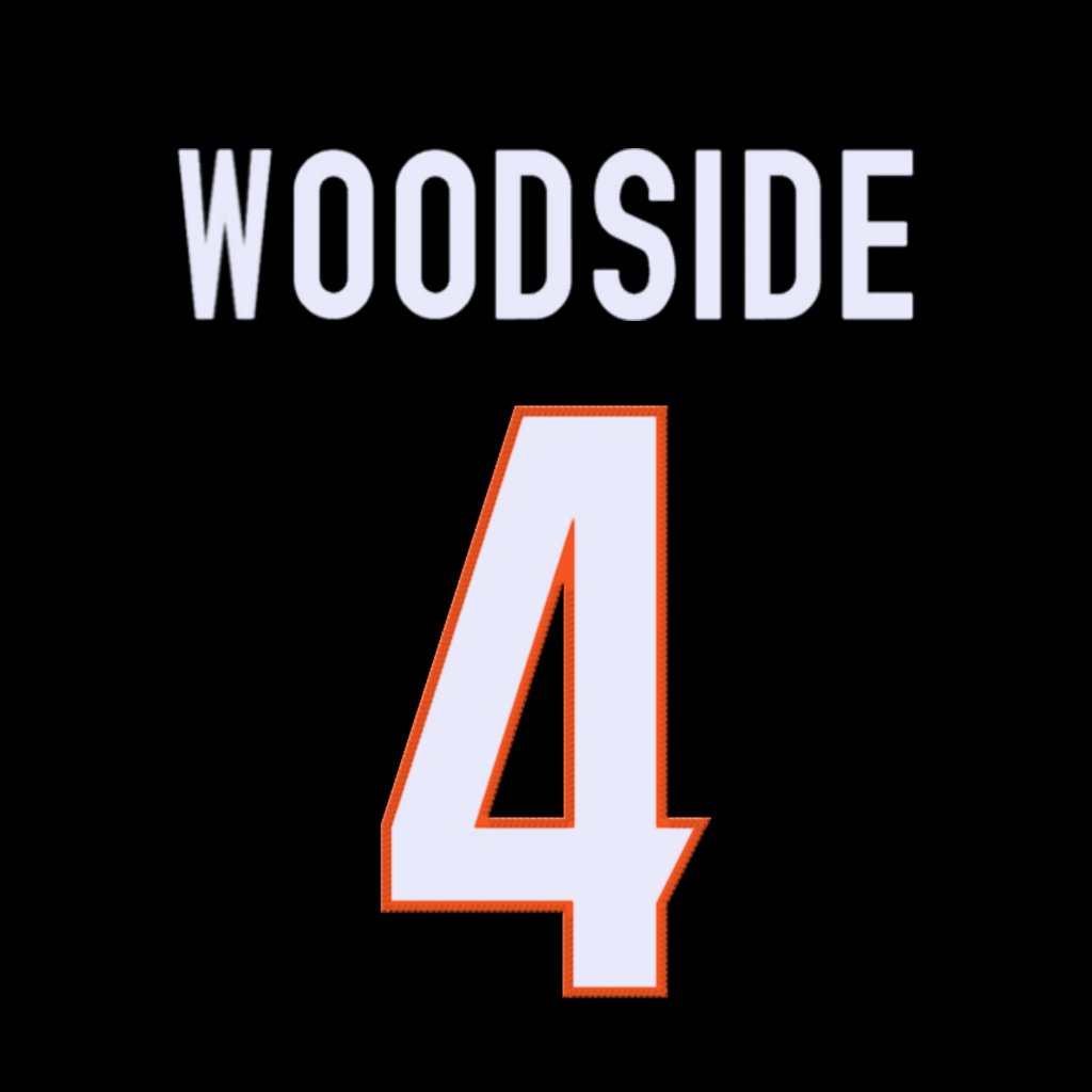 Cincinnati Bengals QB Logan Woodside is wearing number 4. Last worn by AJ McCarron. #RuleTheJungle