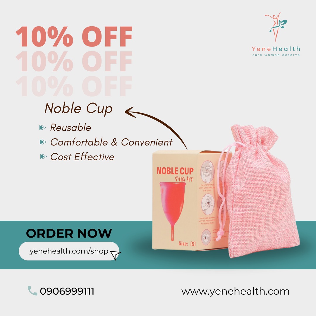 This week only! 🩸 10% off Noble Cup - ditch disposables & go sustainable!

Snag yours at a discount and experience a period revolution! 

Buy Now! yenehealth.com/product-detail…

#YeneHealth #Femtech #NobleCup #PeriodRevolution