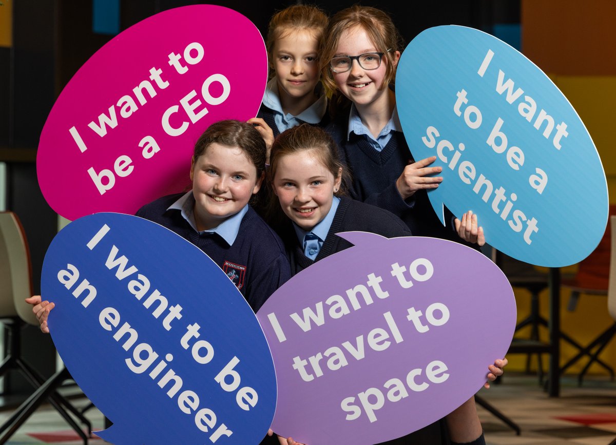 Students from Our Lady of Mercy Convent School in Booterstown joined Microsoft to announce the details of the special Girls in ICT Day event at #MSDreamSpace tomorrow.

Catch the details on @rtenews: msft.it/6012YyHxr