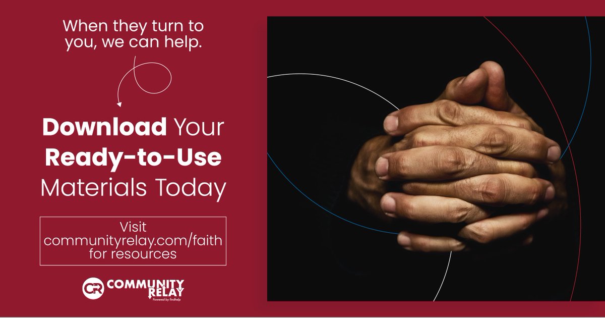 community_relay's tweet photo. When families turn to you...we can help. Community Relay is a free resource that helps connect individuals in need with programs and services. Download our ready-to-use materials including sample content, posters and social media posts. #CommunityRelay https://t.co/r64VtnZHgg https://t.co/MTtx0VjX6k