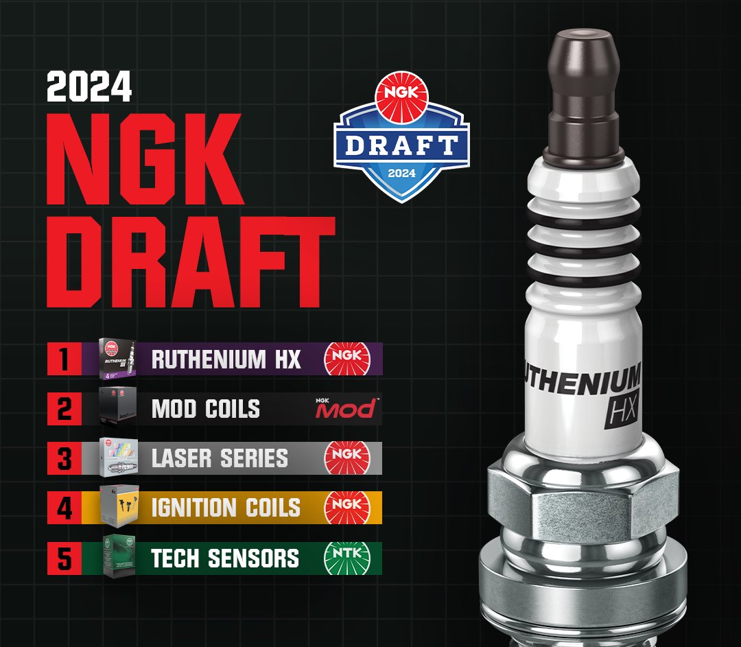 We've got our mock draft predictions ready. Who is the #1 pick for your vehicle? 🏈 #ngk #ngksparkplugs #auto #draft #draftday #mockdraft