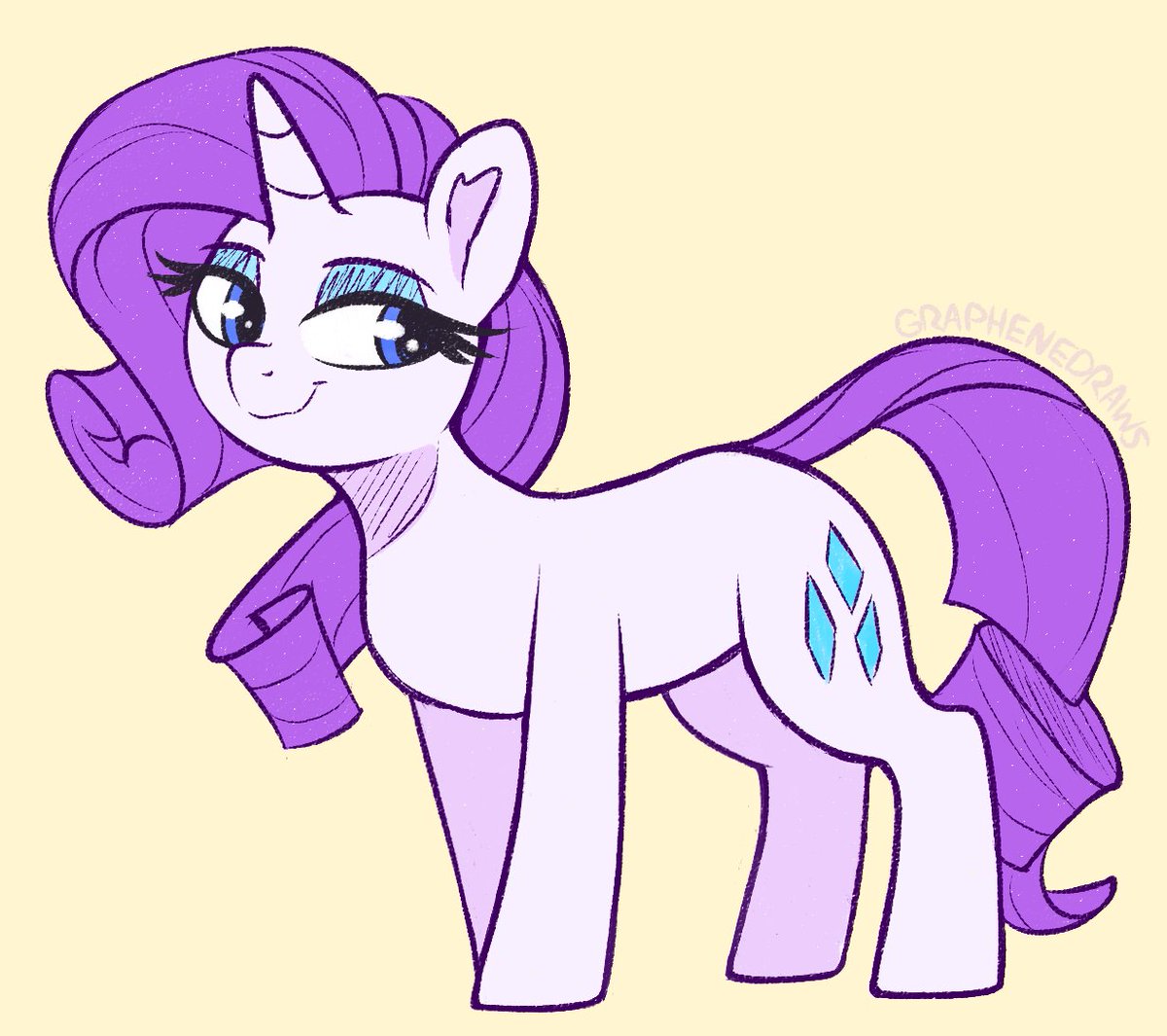 A lil Rarity scribble
