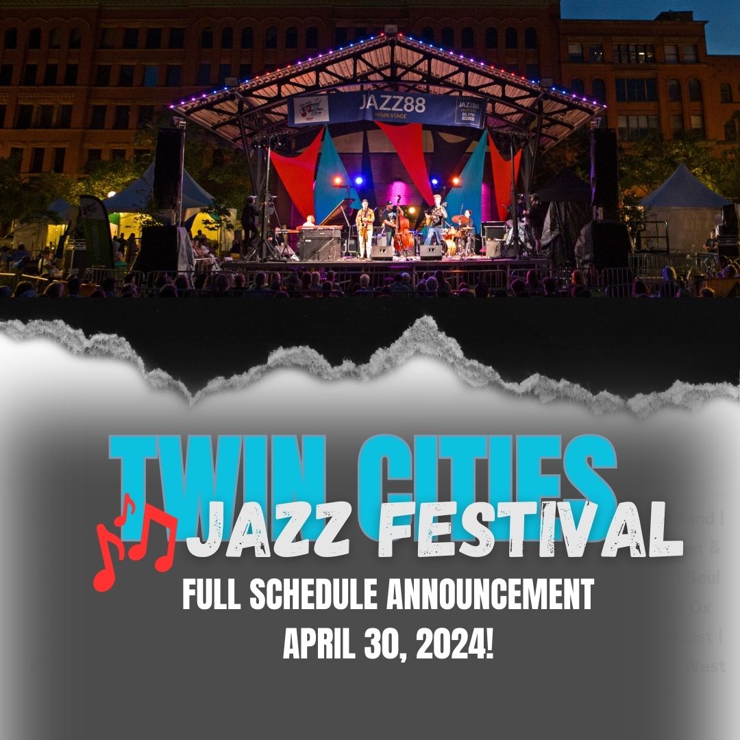 FULL ARTIST LINE-UP IN ONE WEEK! The 26th Annual Twin Cities Jazz Festival has over 20 venues, over 100 musicians, hundreds of staff & volunteers, tens of thousands of audience members - we are so excited for this year's Jazz Fest! 
#tcjazzfest #jazz #jazzmusic #jazzfestival