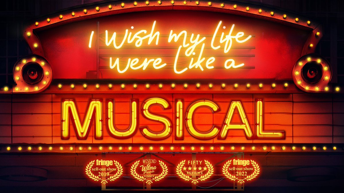 You don’t have to wait five hundred twenty-five thousand six hundred minutes for I Wish My Life Were Like A Musical to return to Edinburgh! It’s 100 days till Edinburgh Fringe 2024. Catch us at @GildedBalloon at the Museum 1-25 Aug. Book now: tickets.gildedballoon.co.uk/event/14:5174/ #EdFringe