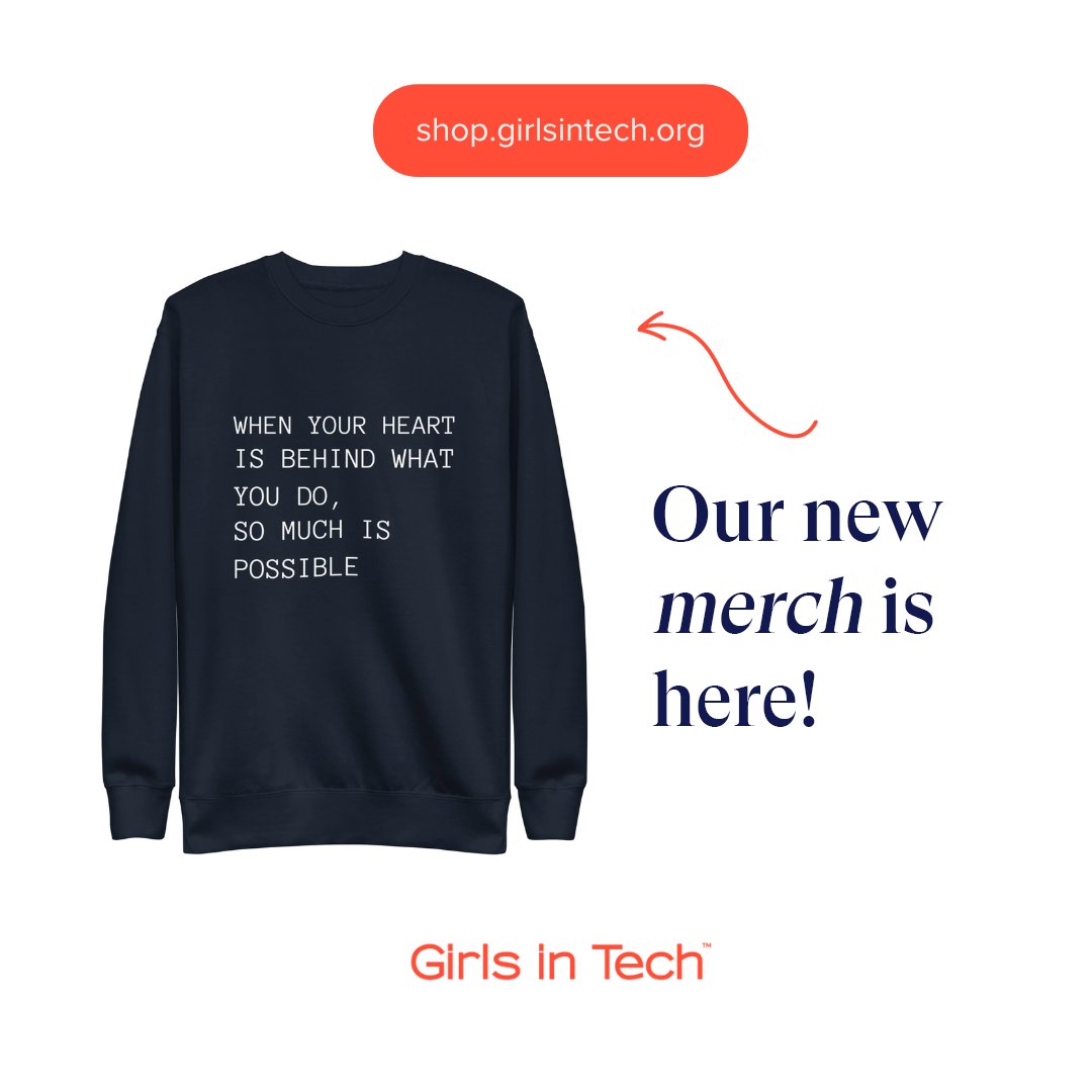 🌟 Gear up with our Girls in Tech merchandise! From cozy sweatshirts to trendy accessories, show your support for women in tech. Join the movement. hubs.li/Q02tXPJS0

#GirlsInTech #EmpowerWomen #TechFashion