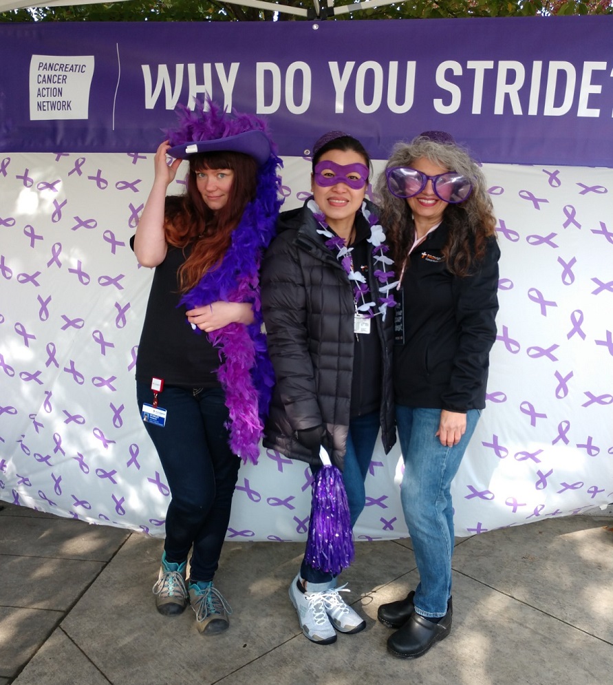 Join us THIS Sat April 27 as we run/walk with @PanCAN to raise awareness & funds for programs to support #pancreaticcancer patients. We're committed to honoring our patients & families by sponsoring events like #PurpleStride. Together we can #FINISHCANCER! …jhcrmwebsites.microsoftcrmportals.com/event?readable…