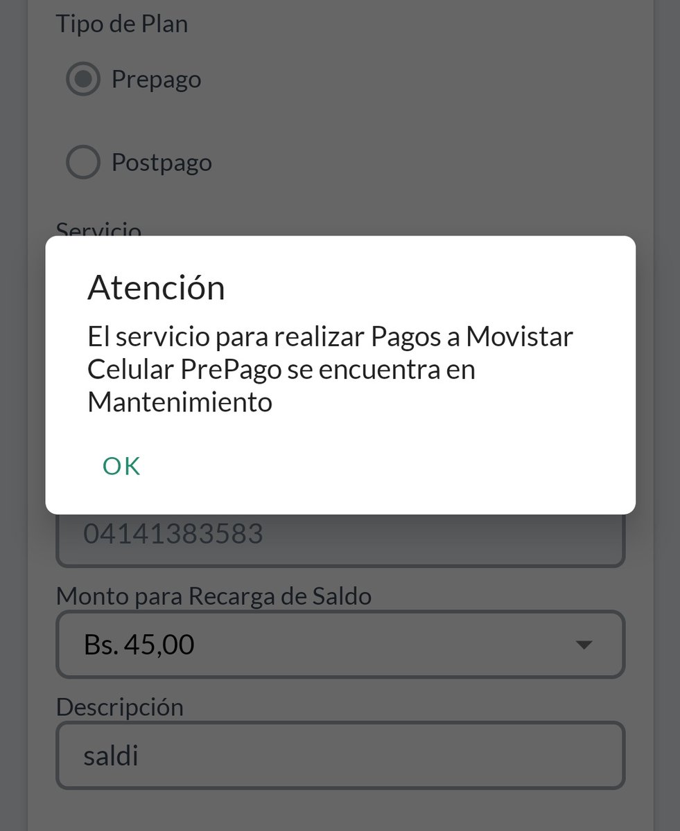 Dubri212's tweet photo. @Banesco no me deja hacer recarga porque está en "mantenimiento" o mejor dicho subiendo el monto mínimo para @MovistarVe 🧘🏼‍♀️🧘🏼‍♀️🧘🏼‍♀️ https://t.co/WXrxbMf3os