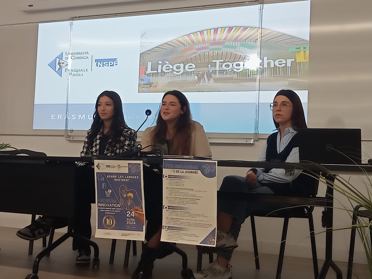 À Corte, se déroule la 10e édition du "Forum de l'innovation" en collaboration avec <a href="/InspeCorsica/">INSPÉ / Università di Corsica</a>. 
💬Le thème : "Quand les langues inspirent". 
💡Une matinée rythmée : rétrospective de 10 ans de projets #CARDIE, focus sur des projets innovants autour des langues et témoignages.