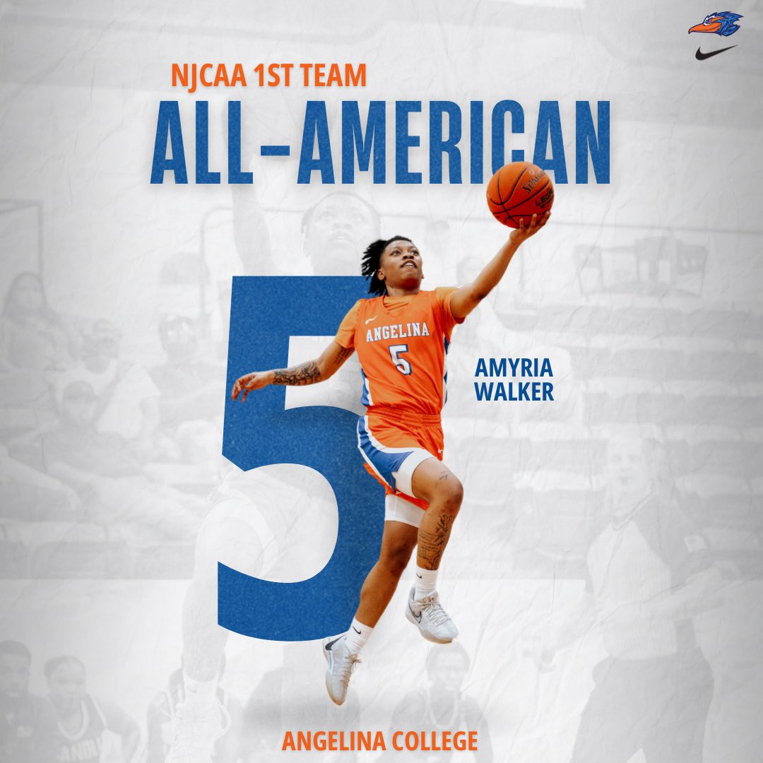 Congratulations to Amyria Walker for earning NJCAA 1st Team All-American 🔶🔷 #runem