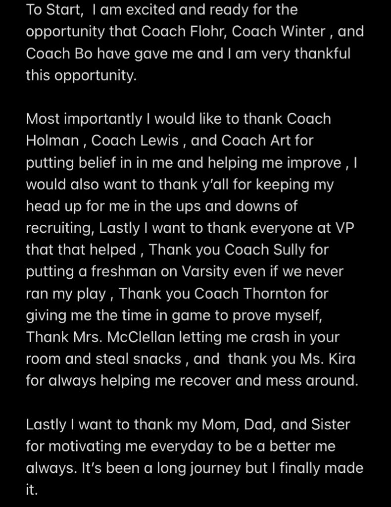 Payne73J's tweet photo. #AGTG I’m blessed to announce my commitment and signing to South Dakota School of the Mines &amp; Technology @bowanmontgomery @coachflohr @Fbcoach_vrw  @VPPrepAthletics @TheCoachHolman @NlaRecruits @DavaughnSr @HardrockerFB https://t.co/wf0q7BjmrZ