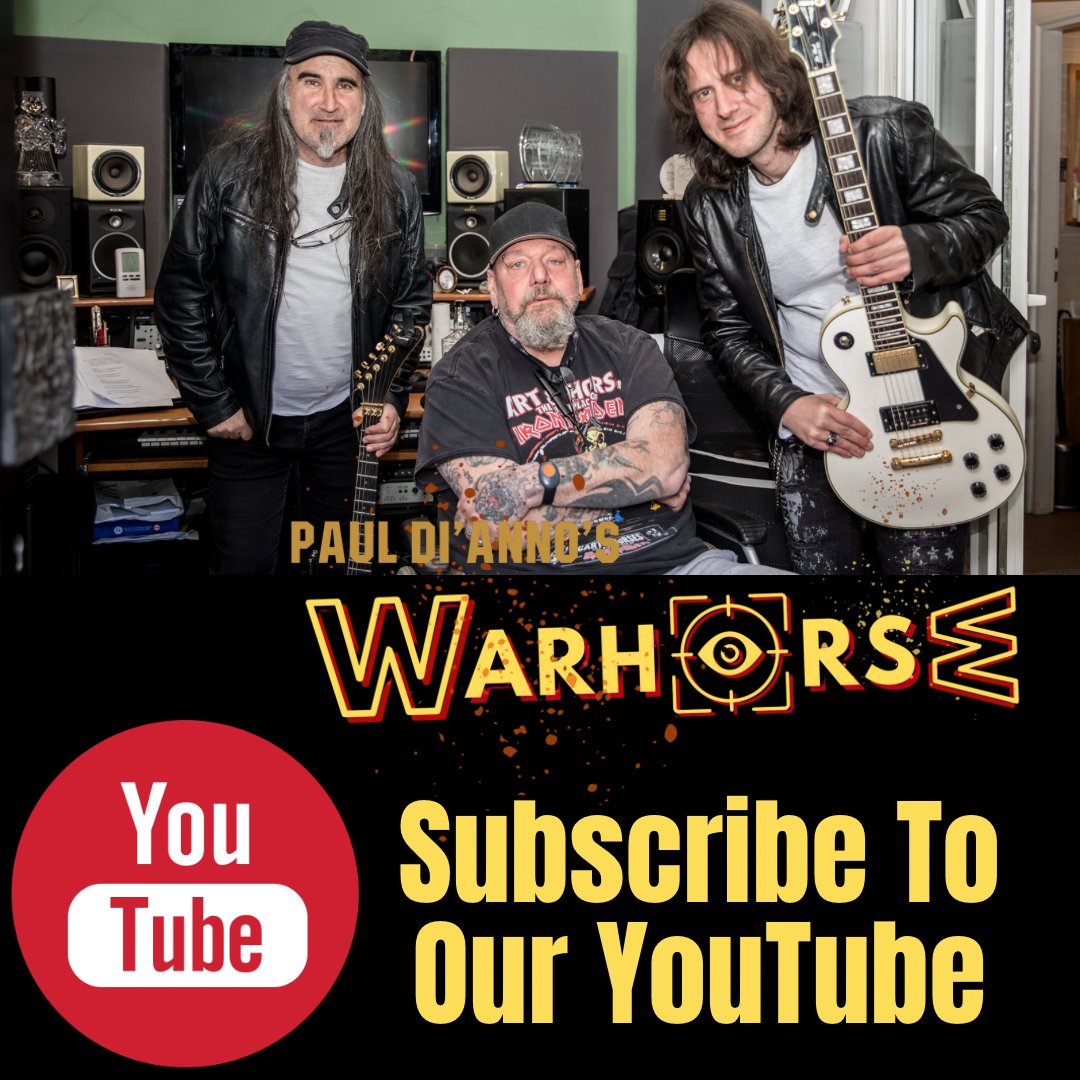 Have you subscribed to the WARHORSE YouTube channel? Do it right now! Just click… youtube.com/@warhorse859?s… #pauldianno #warhorse #ironmaiden #heavymetal #nwobhm #bravewordsrecords #rocklegends