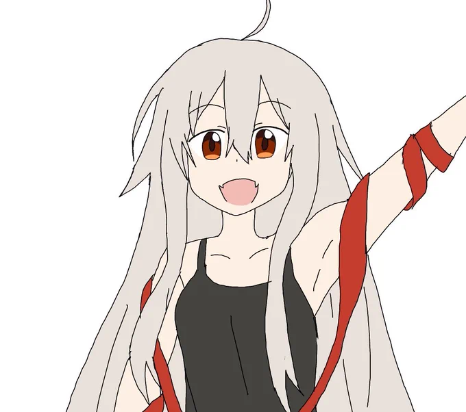 #私はこういう絵師です見た絵師全員参加 色々シンプルにアニメキャラを描いてます 
