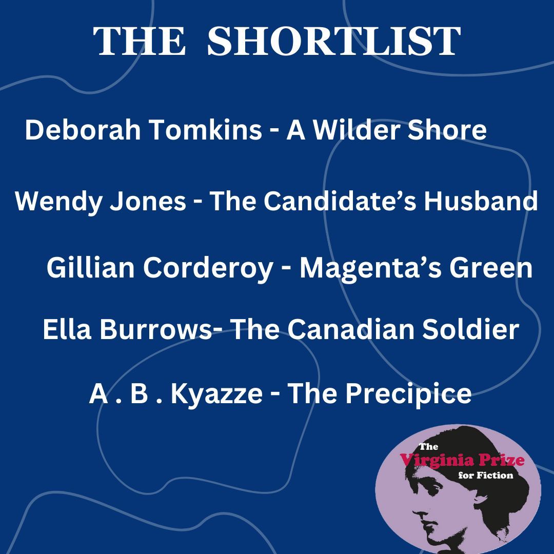We are thrilled to announce the shortlisted titles and authors for the Virginia Prize for Fiction. We congratulate the authors for their wonderful entries.