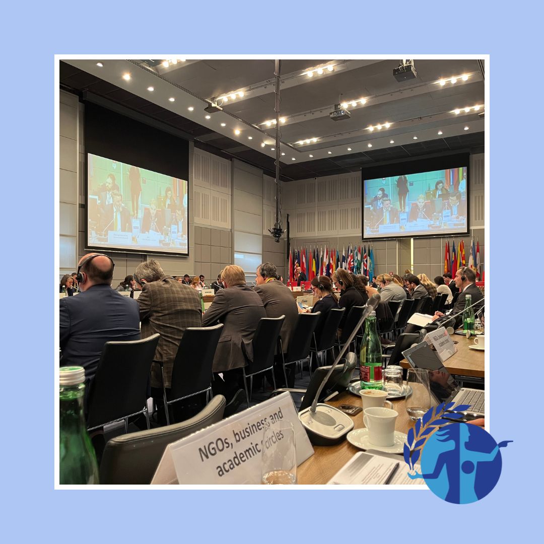 Operation1325's tweet photo. Vi deltog på ODIHR:s konferensen om civilsamhällets perspektiv på humanitär lag och mänskliga rättigheter i kris och konflikt, hoten mot människorättsförsvarare och situationen för MR-försvarare i exil och på flykt. @osce_odihr #ossenätverket https://t.co/GiSf8Qs2UK