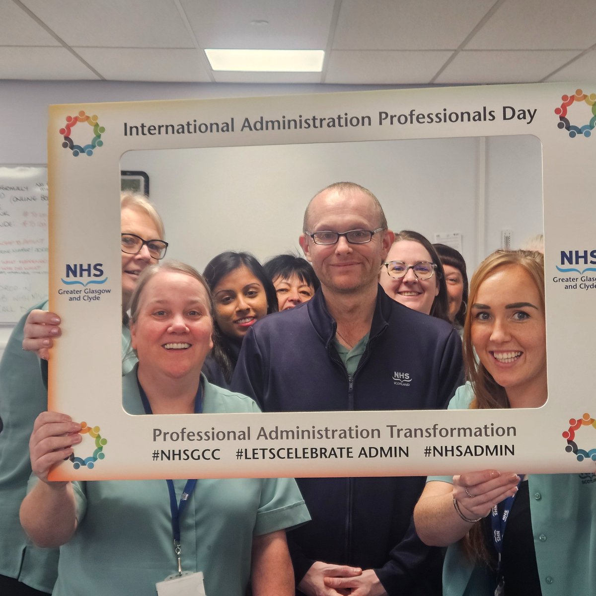 Today is Administrative Professionals Day! It's a special day to recognise and appreciate the hard work and dedication of NHSGGC administrative staff. Thank you for all that you do to keep things running smoothly and make a difference in your role.