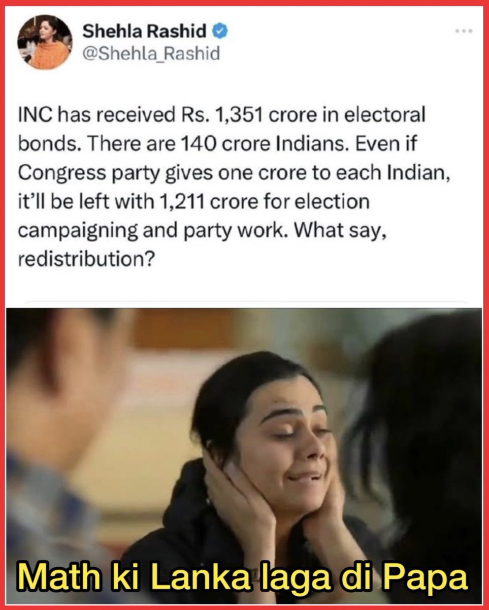 anvarkhan63's tweet photo. After Joining BJ Party , She is learning math from whatsapp University 🤡

#DhruvRathee #mission100crore
#LokSabhaElections2024
https://t.co/QYHqTM4uz6
