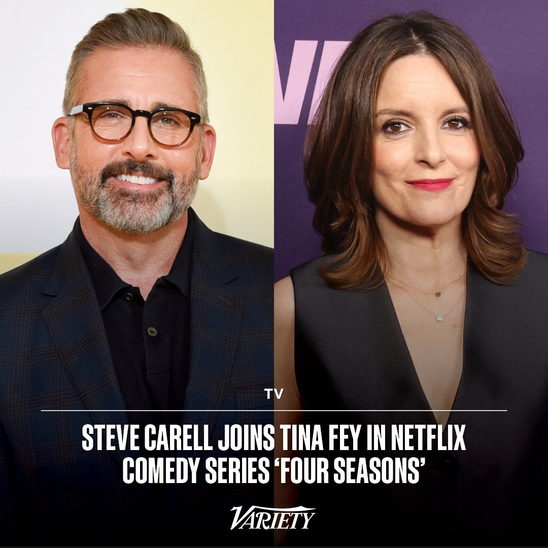 Steve Carell is set to star opposite Tina Fey in the upcoming Netflix comedy series “The Four Seasons.” The series is based on the 1981 film of the same name. wp.me/pc8uak-1lE324