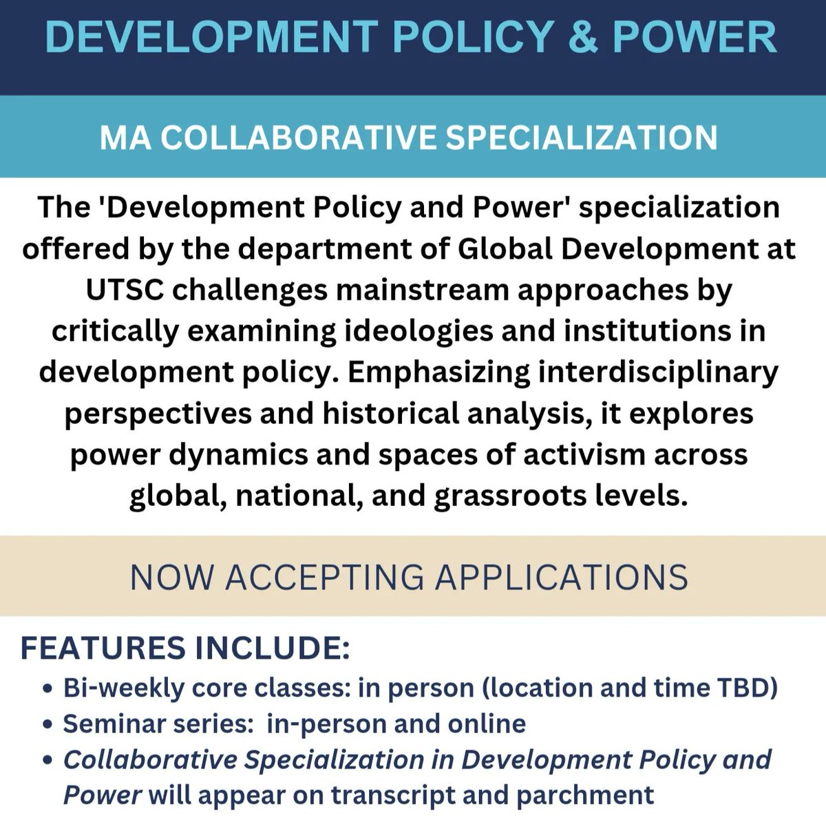 Global Development Studies @UTSC tweet media
