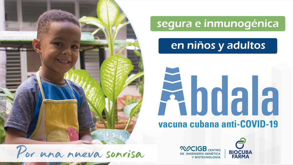 La #vacuna #Abdala induce elevados niveles de anticuerpos contra la proteína RBD del SARS-CoV-2 en niños y adolescentes. Esta respuesta persiste en el tiempo cuando se evalúa a los 6-8 meses después de aplicadas las 3 primeras dosis, y se incrementa luego de la dosis de refuerzo.