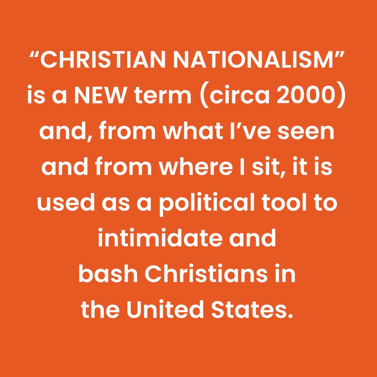 Since no one can really define #ChristianNationalism for me, here’s my take. Agree, disagree, or add to it please.