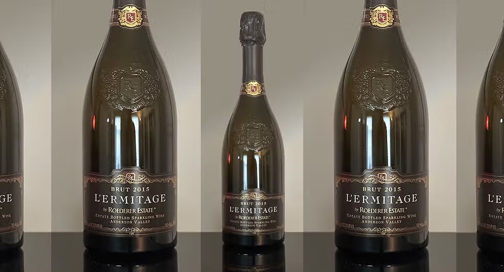 Roederer Estate L’Ermitage Brut 2015 by Stephen Hawk <a href="/RoedererEstate/">Roederer Estate</a> 
glassofbubbly.com/roederer-estat…