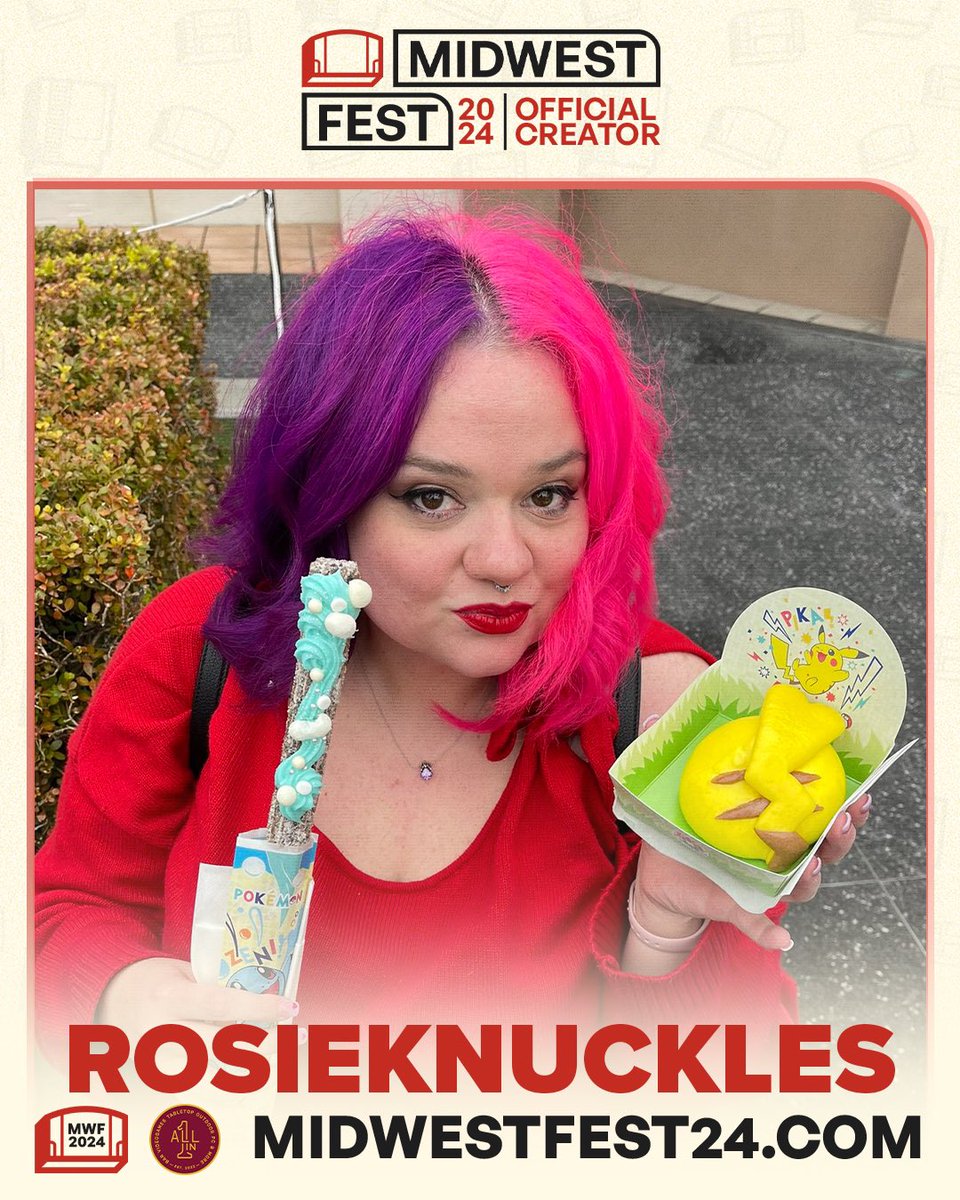 ANNOUNCEMENT! I’ll be attending <a href="/MidwestFestGG/">Midwest Fest @ Planet Comicon</a> as a featured content creator! Last year was a blast and this year is going to be even bigger! I hope to see yall there!!