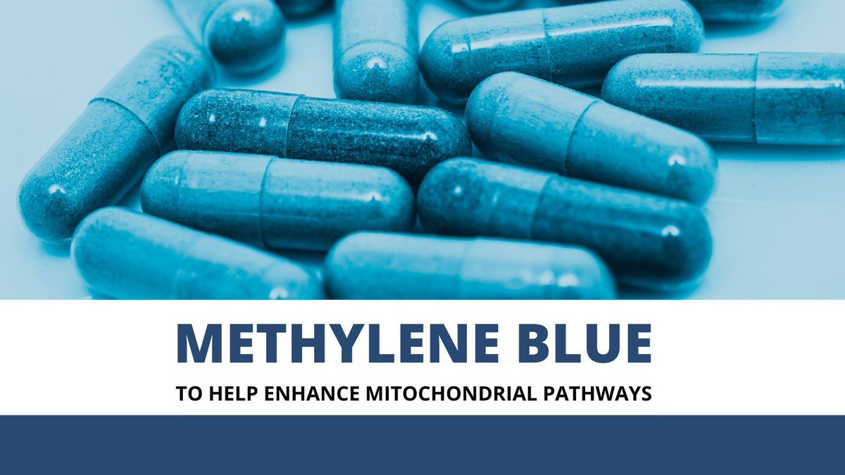 Studies show that #MitochondrialDysfunction impacts various tissues, leading to oxidative #stress & age-related changes. Methylene blue enhances mitochondrial biochemical pathways & reduces oxidative stress, which helps reduce #neurodegeneration, #MemoryLoss, and #SkinAging.