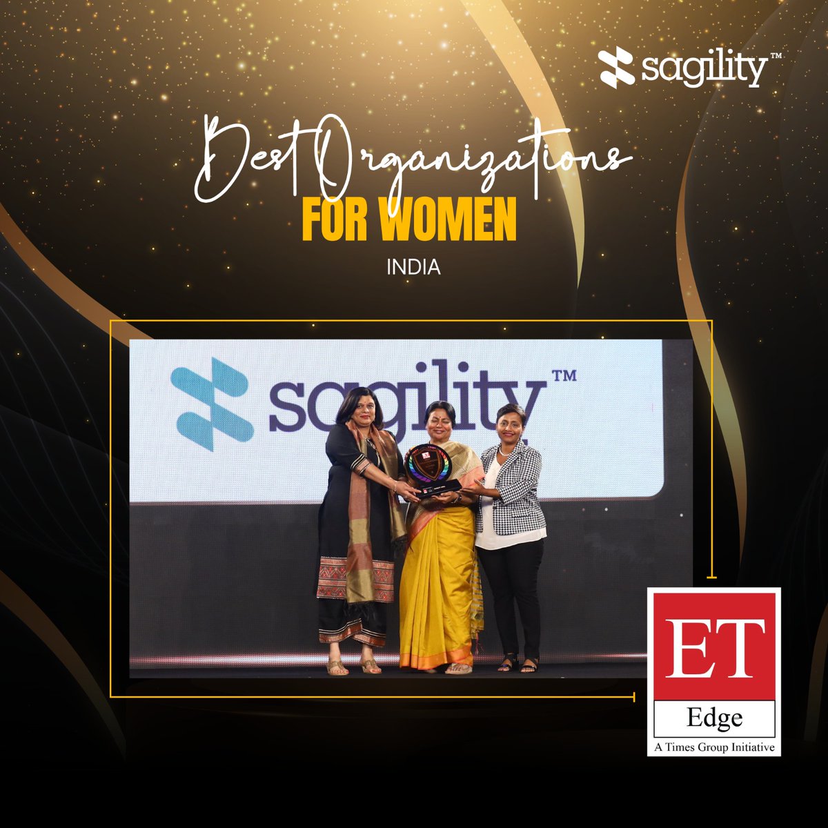We are thrilled to announce that #Sagility has been named one of the Best Organizations for Women 2024 by ET Edge - A Times Group Initiative.
Our inclusion shows how we are all committed to making Sagility inclusive and helping everyone succeed.
#WeAreSagility #SOARWithSagility