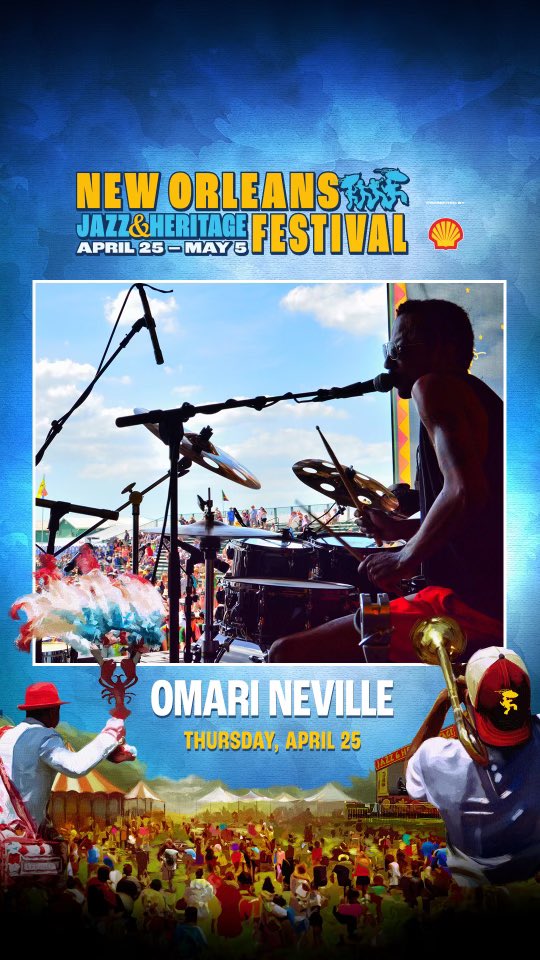 FIRE NATION LETS GOOOOOOO
🔥🔥🔥🔥🔥🔥🔥🔥🔥🔥
KICKING JAZZ FEST OFF 
WITH OMARI NEVILLE 
TOMORROW ON THE CONGO SQUARE STAGE ‼️‼️‼️‼️‼️‼️‼️‼️‼️‼️

#Neville #TheOrder #TheVillage #FireNation #FlatVilleMedia #WoWMedia #JazzFest #Nola #LiveMusic #BigStageVilly #Uknowwww