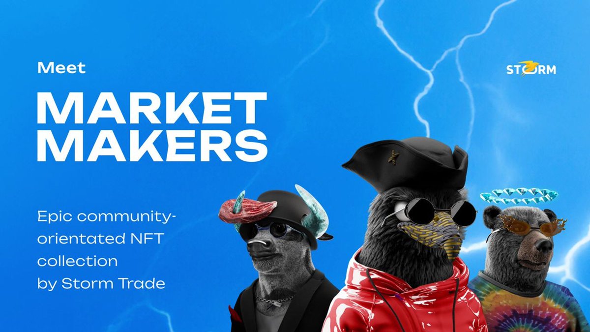 VISTALIMAS's tweet photo. Storm Trade chuẩn bị phát hành bộ sưu tập NFT mang tên "Meet Market Makers" - time to get a whitelist.
✨ Thông tin về bộ NFT:
- Gồm 5,555 NFT 3D độc nhất vô nhị trên #TON.
- Sẽ được phân phối cho nhà giao dịch, người dùng sớm và thành viên tích cực của cộng đồng Storm Trade.
🎨 Thiết kế độc đáo:
- Mỗi NFT đều được hoạ sĩ vẽ thủ công, không sử dụng trí tuệ nhân tạo AI.
- Bao gồm các nhân vật 3D như bò, gấu, và chim, tượng trưng cho các tâm trạng trên thị trường.
⚙️ Lợi ích của NFT:
- NFT sẽ là whitelist cho việc mua token $STORM.
- Có thể sử dụng NFT như một hồ sơ người dùng trên Storm Trade, giảm phí giao dịch và tham gia các giải đấu giao dịch cao cấp.
📅 Ai sẽ nhận NFT:
- 1.000 NFT ban đầu dành cho người dùng tham gia sớm và hoạt động thử nghiệm.
- 4.555 NFT tiếp theo cho các người chiến thắng trong các cuộc thi và thành viên tích cực trong cộng đồng ( trong vài năm tới)
🌟 Sự kiện TGE của token $STORM
- Dự kiến diễn ra vào đầu tháng 5 năm nay
- Chủ sở hữu NFT sẽ được mua token đầu tiên.
Đọc thêm chi tiết tại đây: https://t.co/Fcn96pzJib
#STORMTRADE #STORM #TON #NFT #NFTs