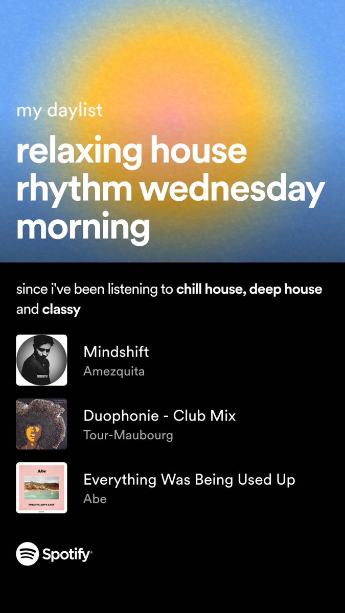 MFernanda_29's tweet photo. my daylist right now: relaxing house rhythm wednesday morning  https://t.co/nmUJK4VTdQ https://t.co/z90rpmGWeV
