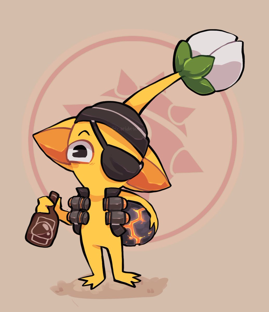 yellow the demoman (｡•̀ᴗ-)✧ #Pikmin #TeamFortress2