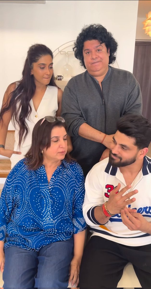 After so long #ShivRit together in a frame
Sajid and Farah ...Thanksss
Mandali abhi bhi strong hai