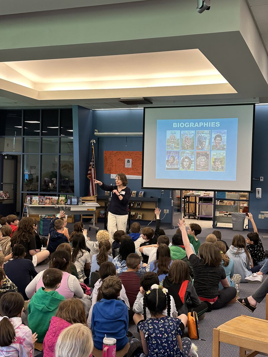 Thank you to the SNIS PTO, 4th graders enjoyed a visit from author Dana Meachen Rau!