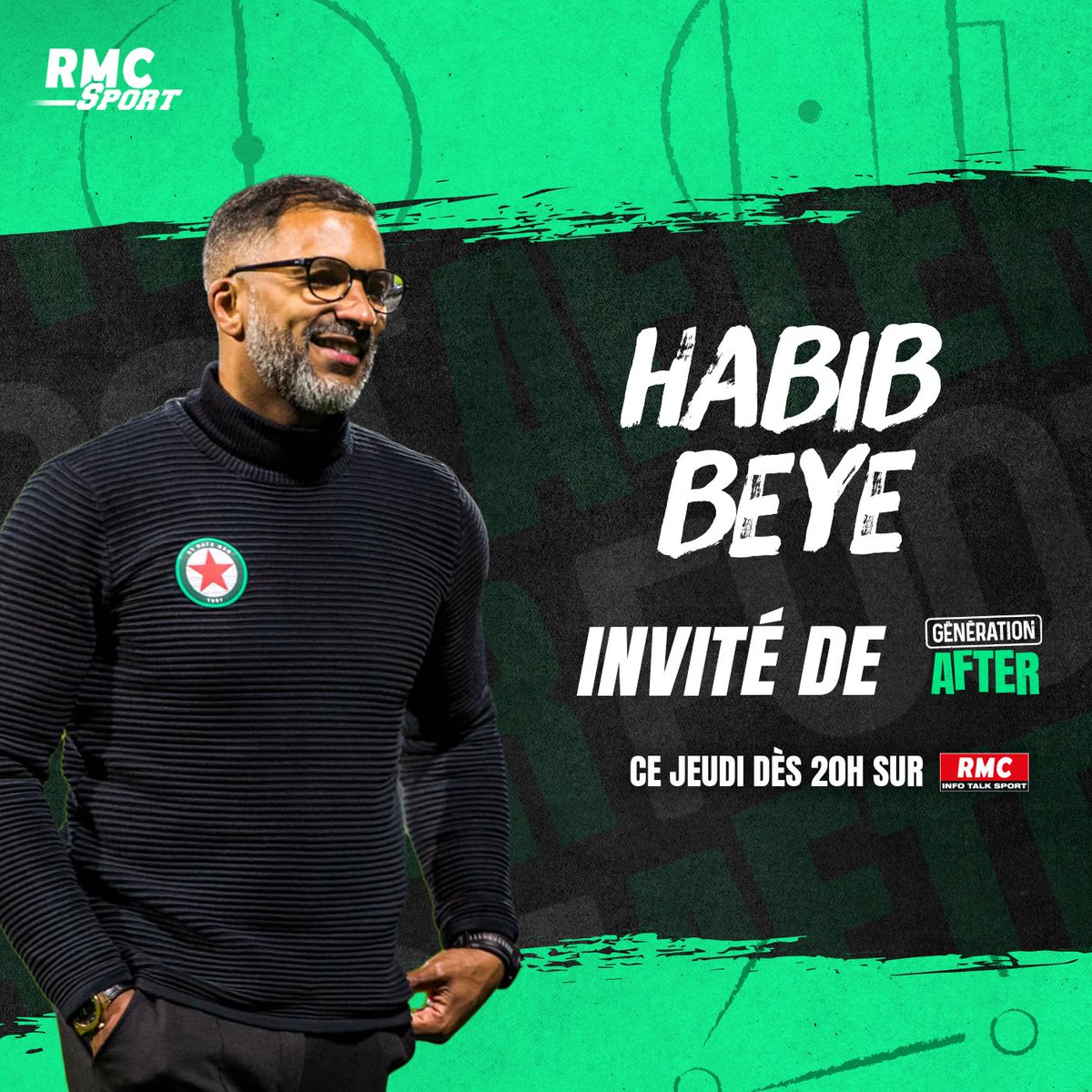 👤 Demain, dans Génération After, on reçoit @BeyeHabib, entraîneur du @RedStarFC, récemment promu en Ligue 2