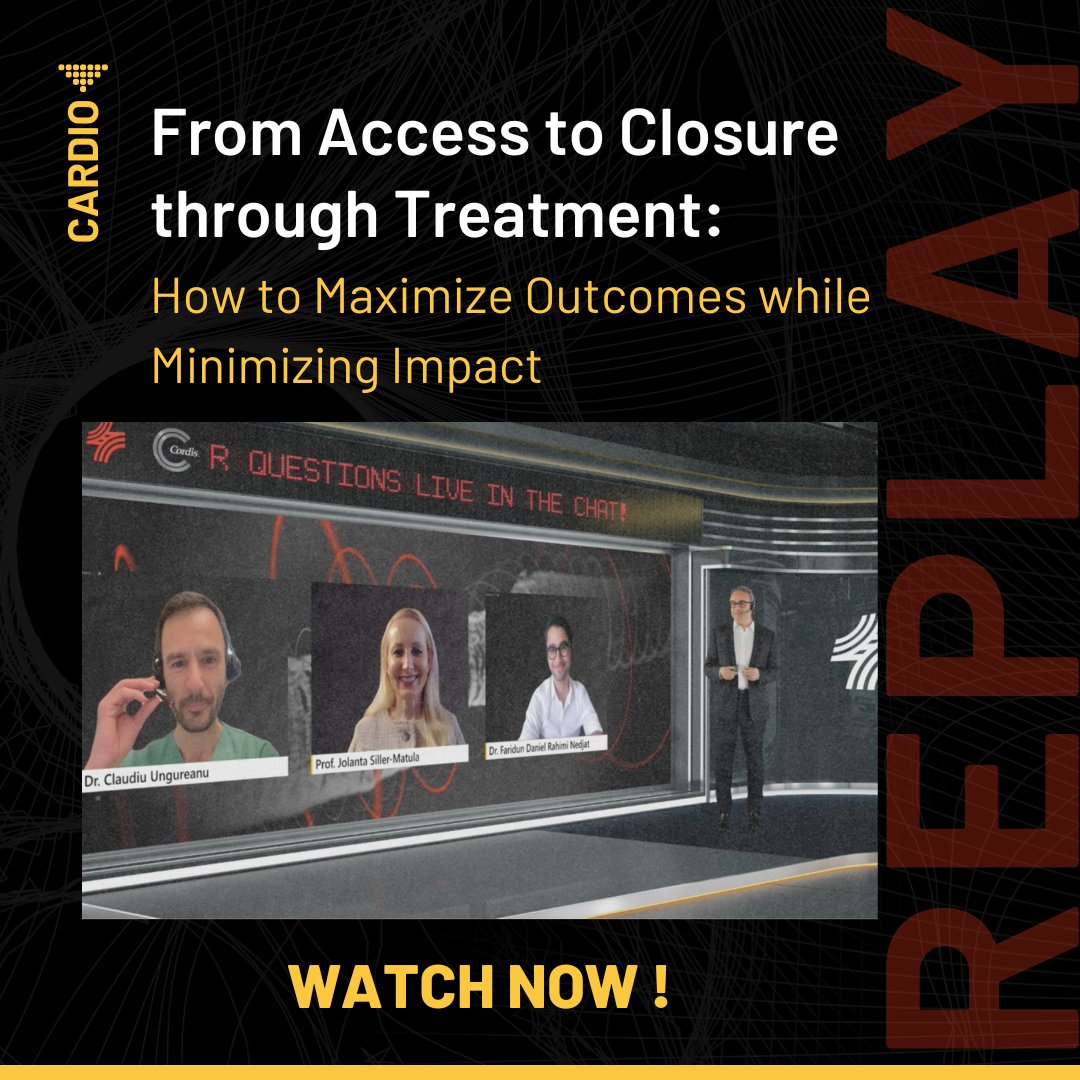🎥 Missed the previous #roundtable? 

🔍 Watch the compelling discussion "From Access to Closure through Treatment: Maximizing Outcomes while Minimizing Impact," featuring <a href="/GregorySgueglia/">Gregory A. Sgueglia</a>, <a href="/JSillerMatula/">Jolanta SillerMatula, MD PhD</a>, Claudiu Ungureanu, &amp; Faridun Daniel Rahimi Nedjat: swll.to/cGD6v
